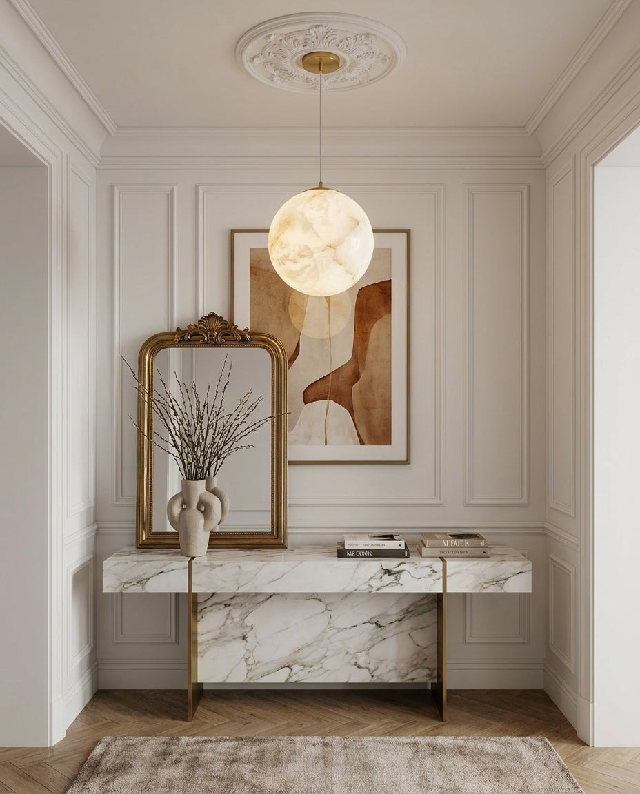 Solstice Alabaster Pendant Lamp — product view 9