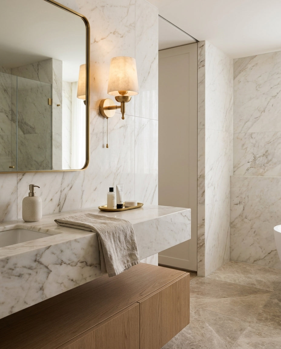 Blixen Alabaster Wall Sconce — product view 7