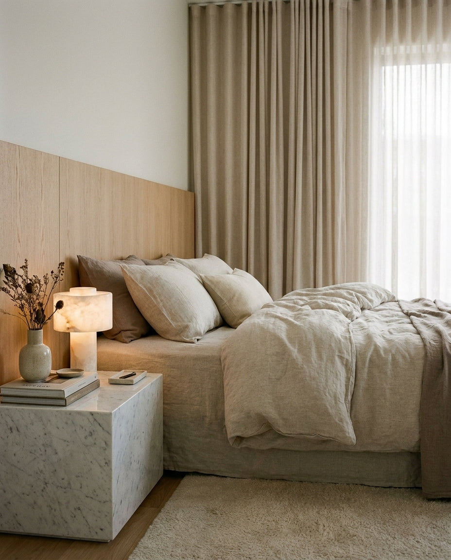 Sediment Alabaster Table Lamp — product view 5