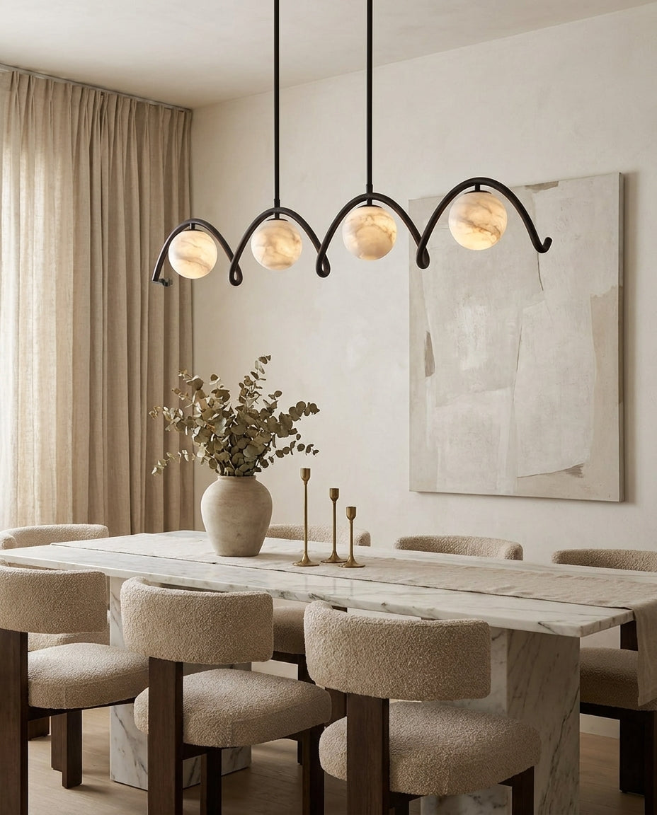 Marvion Alabaster Chandelier — product view 14