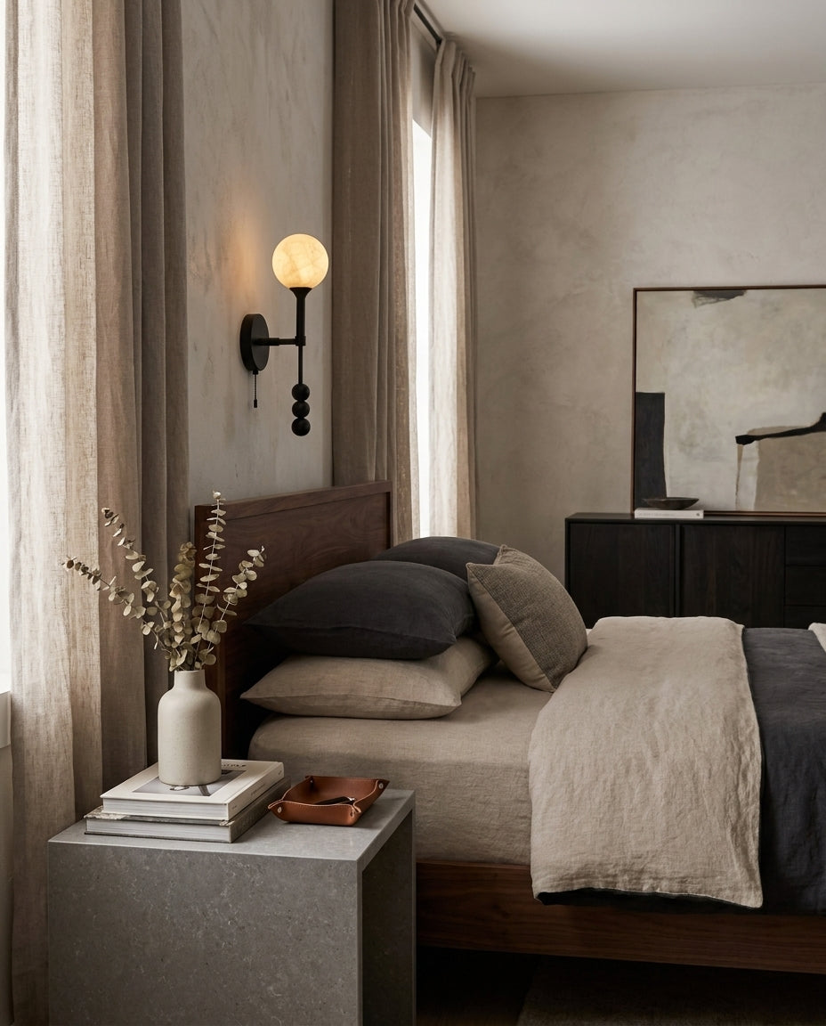 Osmara Alabaster Wall Sconce — product view 8