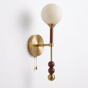 Brushed Brass & White