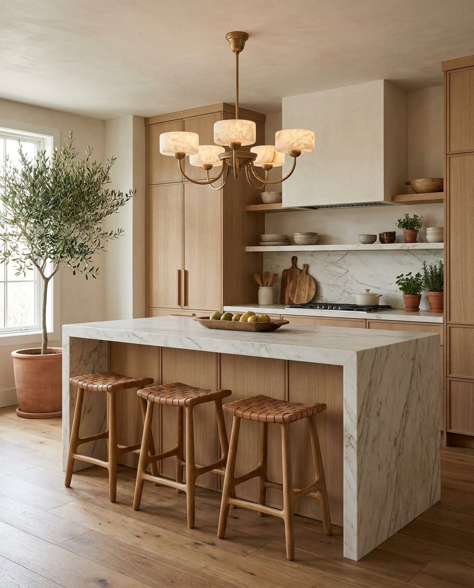 Grevola Alabaster Chandelier — product view 10