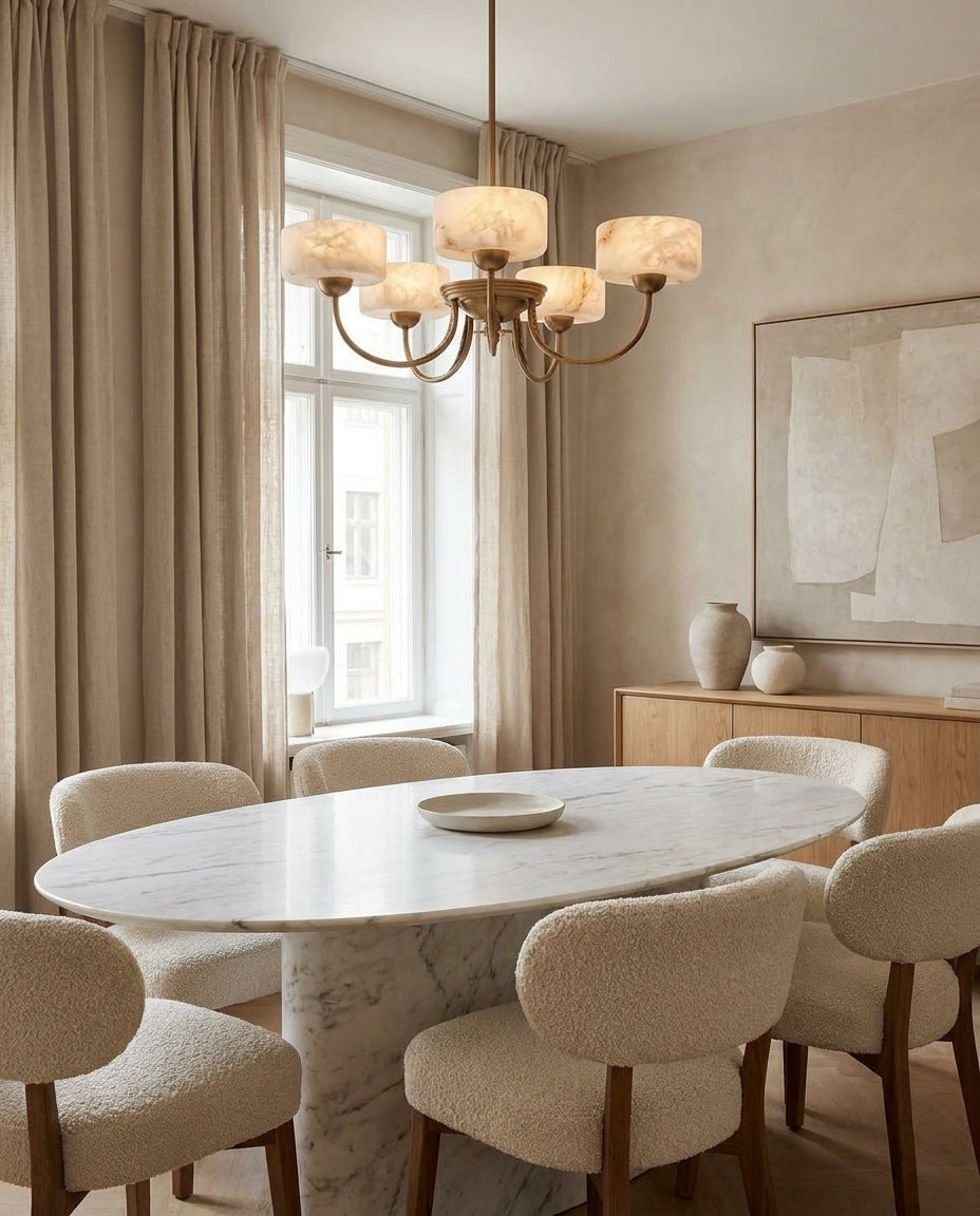 Grevola Alabaster Chandelier — product view 12