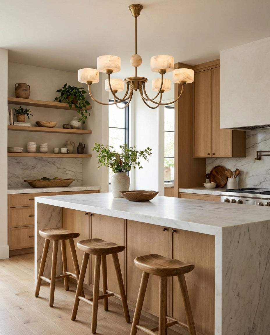 Grevola Alabaster Chandelier — product view 13