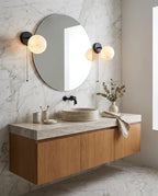 Elvarith Alabaster Wall Sconce — product view 4