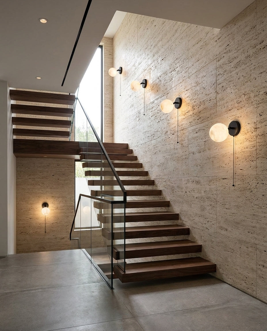 Elvarith Alabaster Wall Sconce — product view 5
