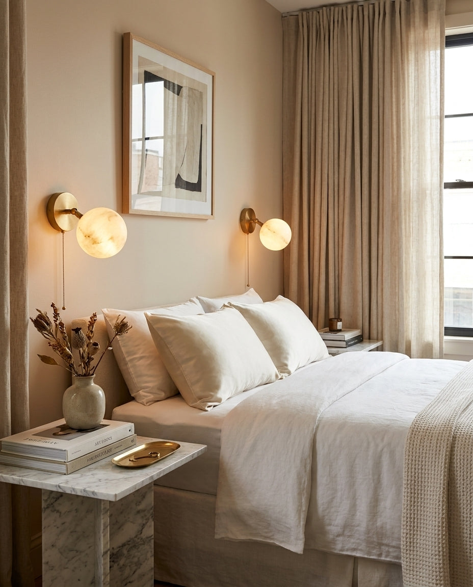 Elvarith Alabaster Wall Sconce — product view 6