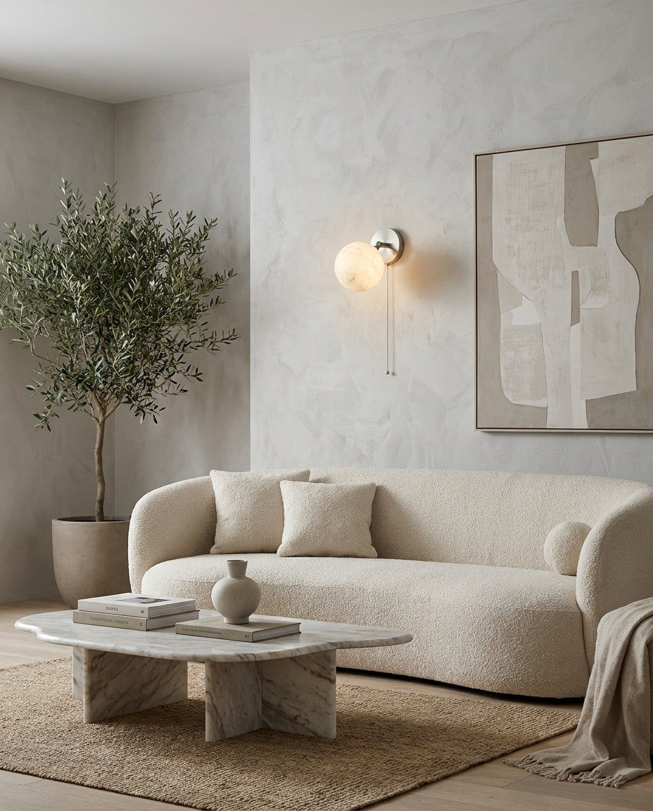 Elvarith Alabaster Wall Sconce — product view 9