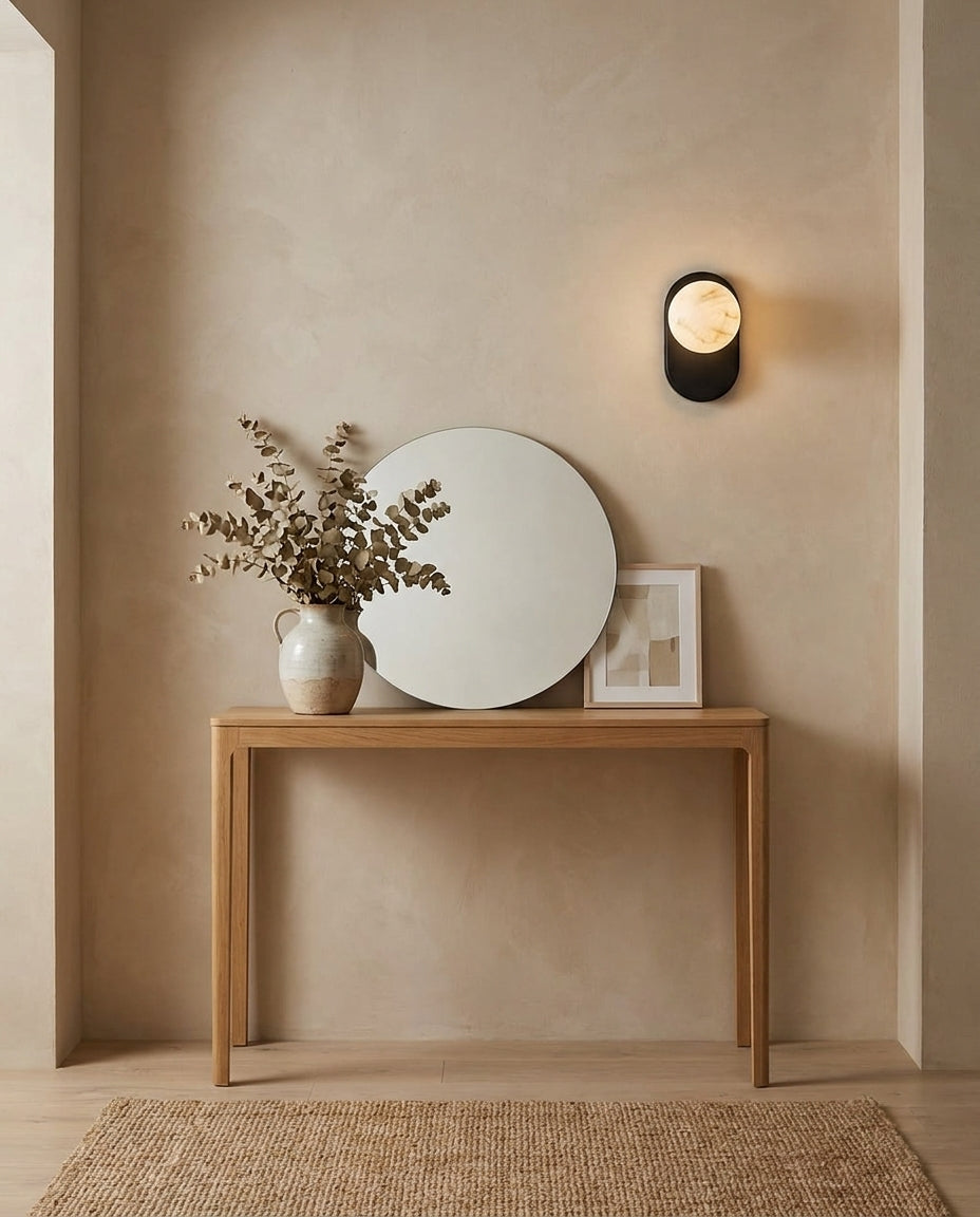 Paola Orb Alabaster Wall Sconce — product view 10