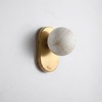 Paola Orb Alabaster Wall Sconce — product view 12