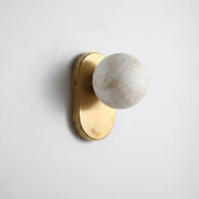 Brushed Brass & White