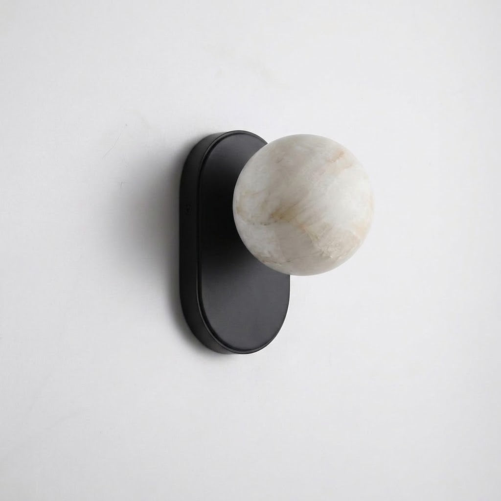 Paola Orb Alabaster Wall Sconce — product view 14