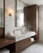 Cantilever Alabaster Wall Sconce — product view 3