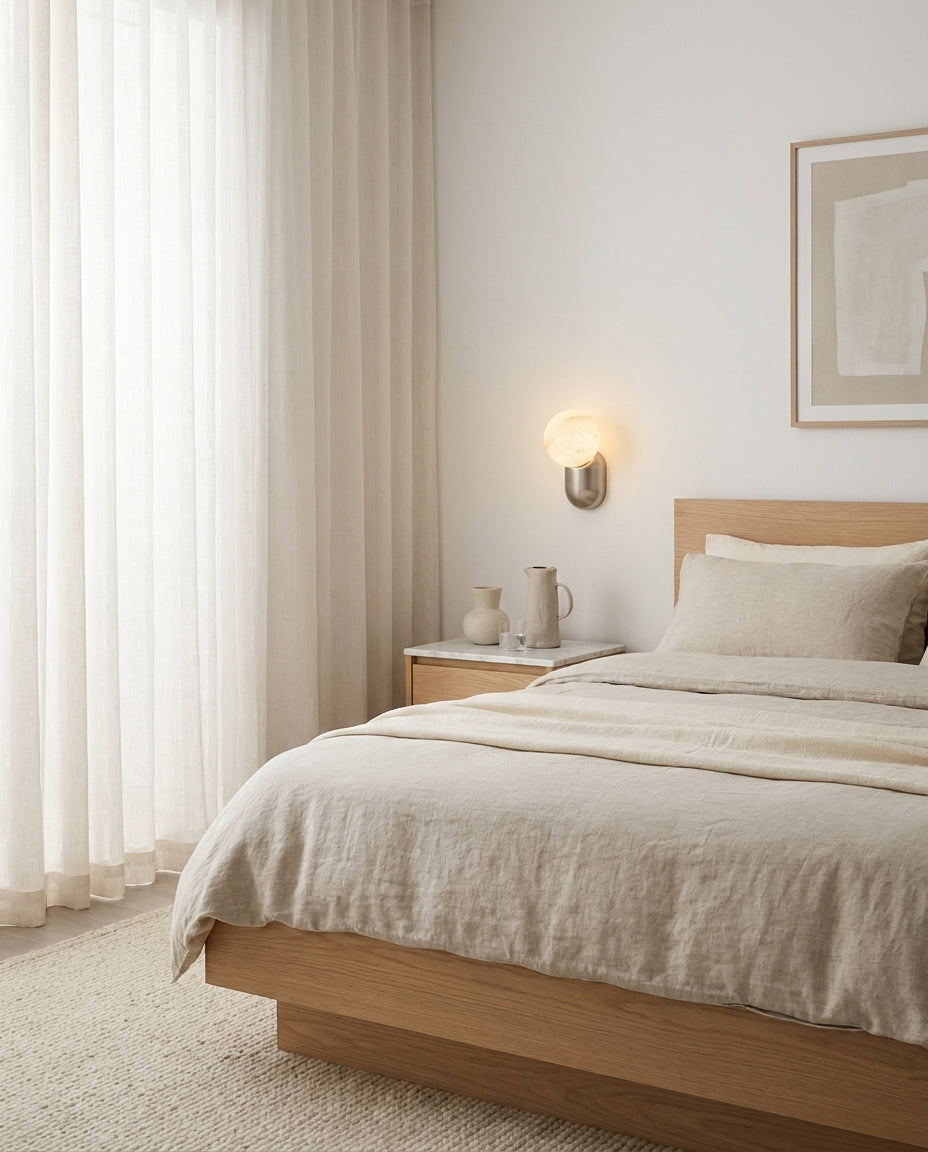 Cantilever Alabaster Wall Sconce — product view 8