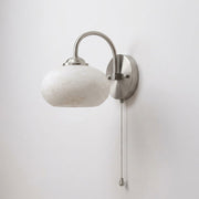 Brushed Nickel & White