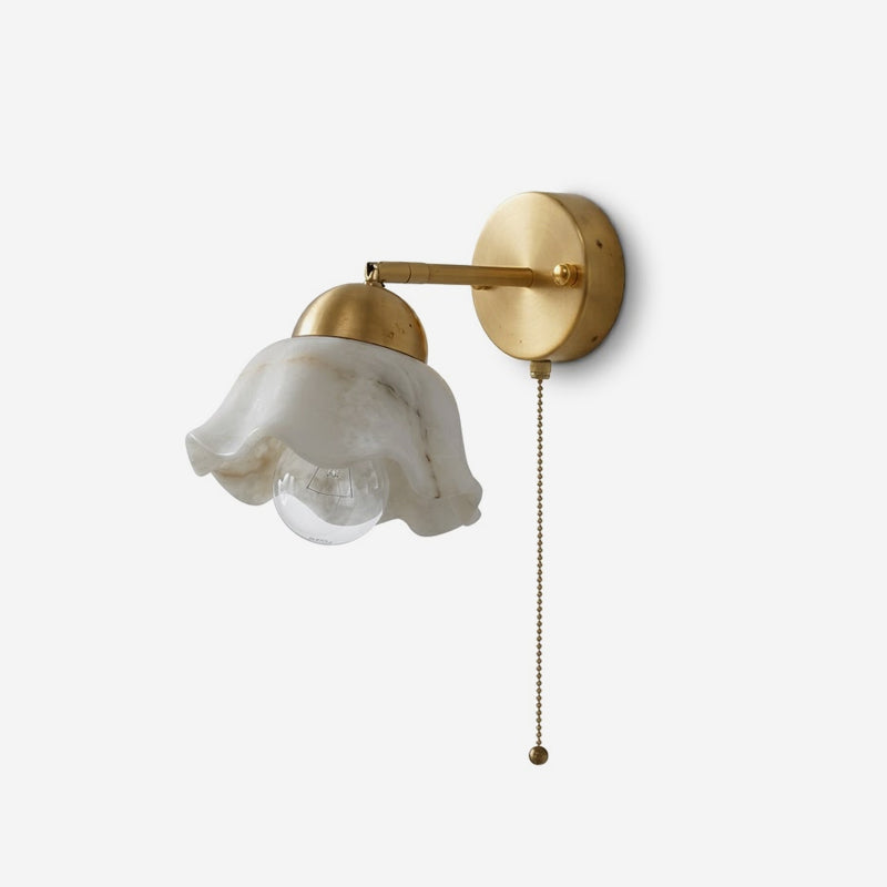 Vena Alabaster Wall Sconce — product view 1