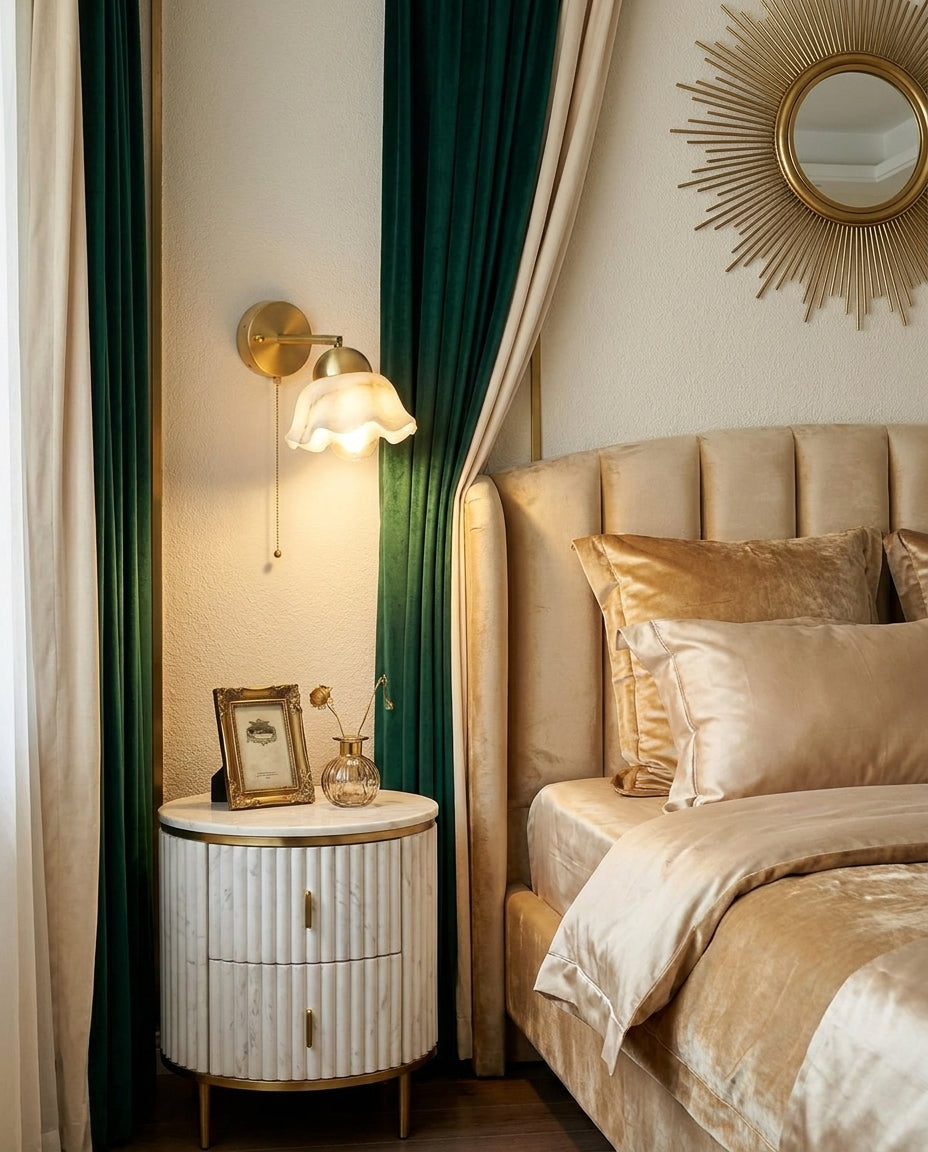 Vena Alabaster Wall Sconce — product view 2