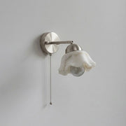 Brushed Nickel & White