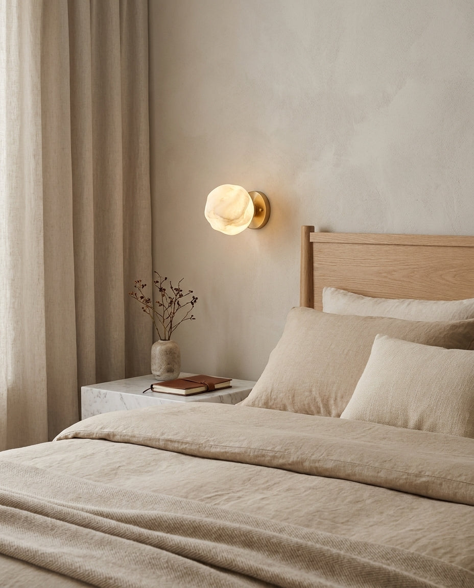 Forte Alabaster Wall Sconce — product view 5