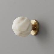 Brushed Brass & White