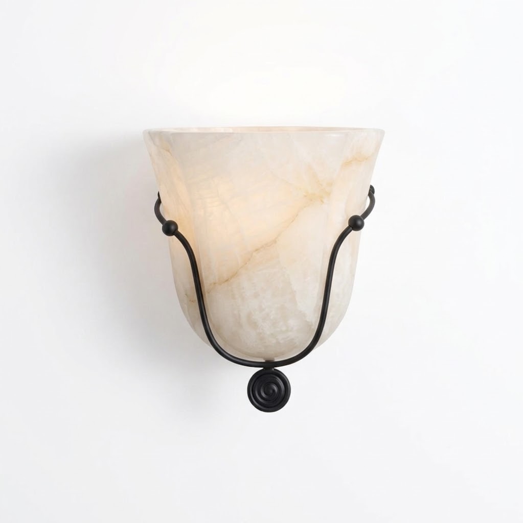 Saba Alabaster Wall Sconce — product view 12