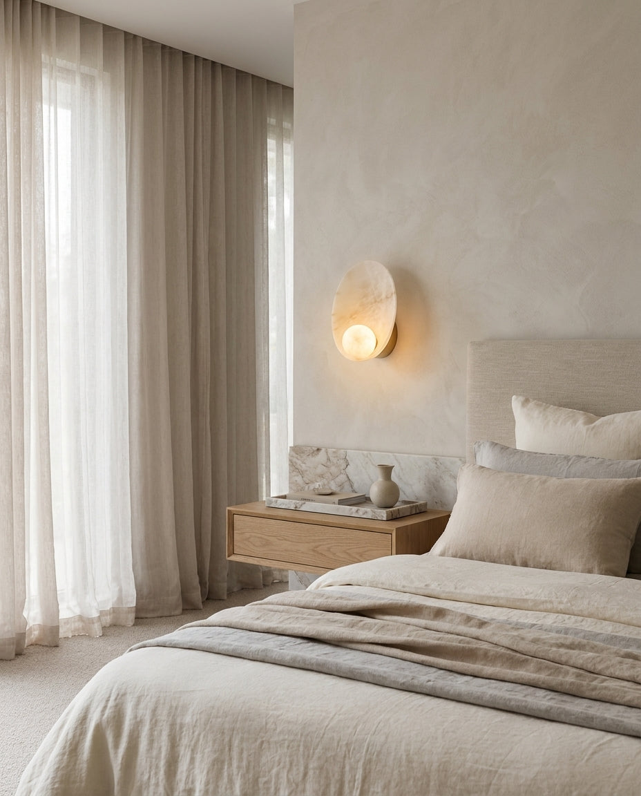 Olivia Alabaster Wall Sconce — product view 7
