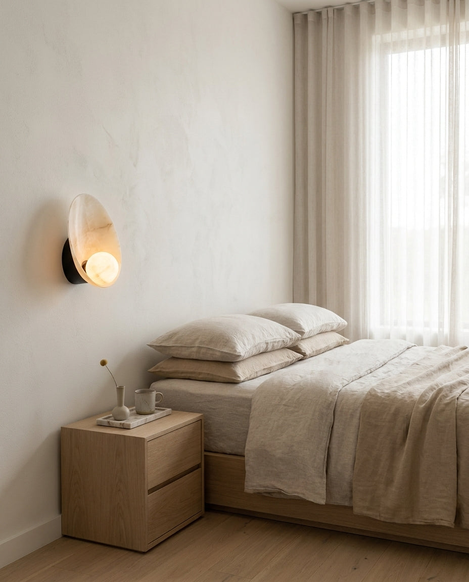 Olivia Alabaster Wall Sconce — product view 8