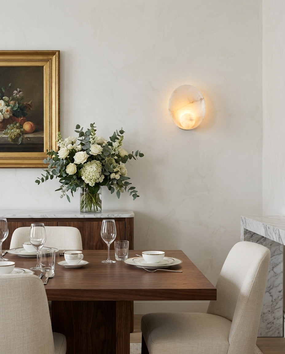 Olivia Alabaster Wall Sconce — product view 10