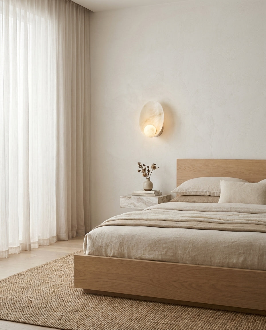 Olivia Alabaster Wall Sconce — product view 11
