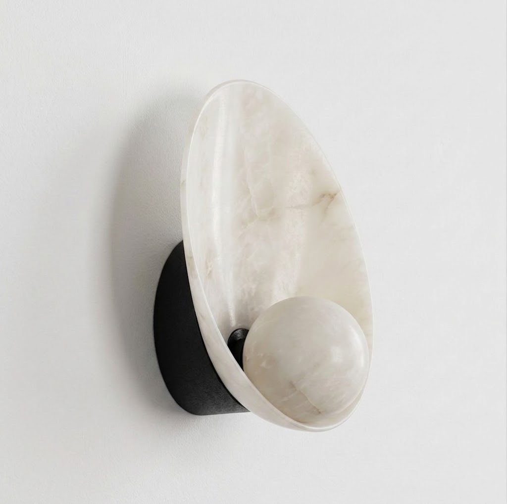 Olivia Alabaster Wall Sconce — product view 13