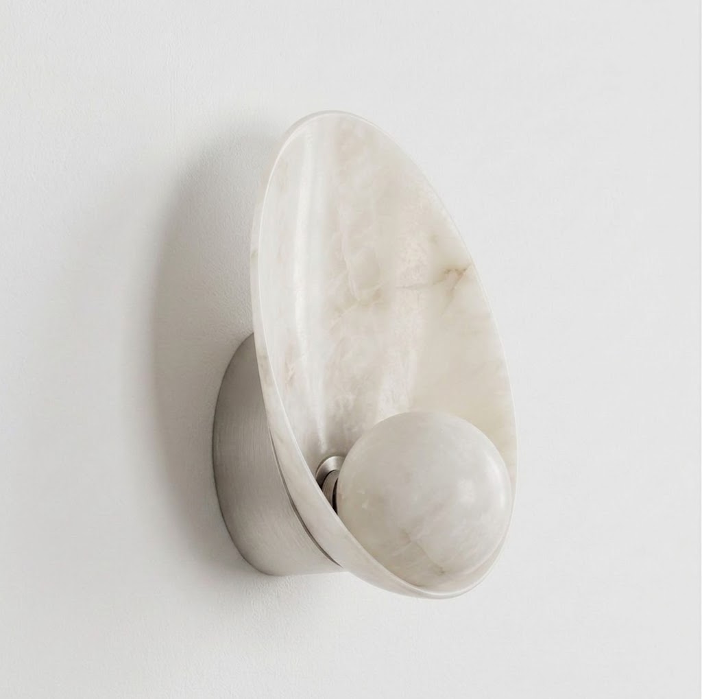 Olivia Alabaster Wall Sconce — product view 14