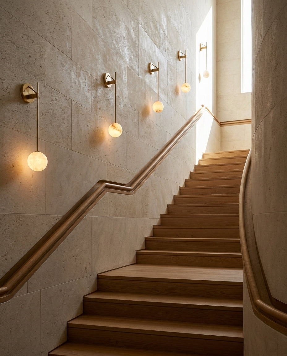Tacoma Alabaster Wall Sconce — product view 5