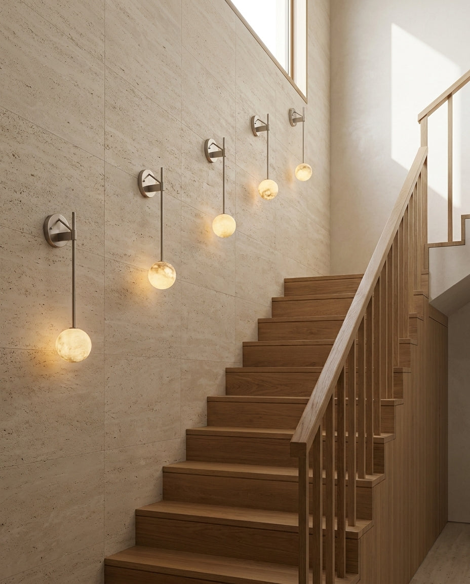 Tacoma Alabaster Wall Sconce — product view 14