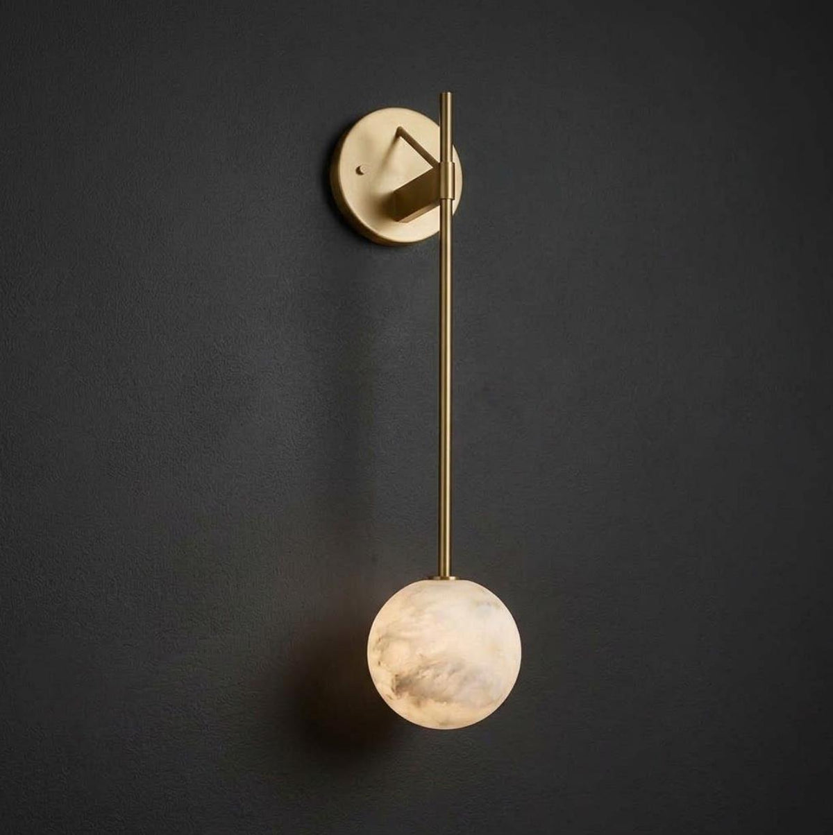 Tacoma Alabaster Wall Sconce — product view 16