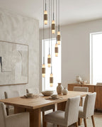 Noverian Travertine Chandelier — product view 4