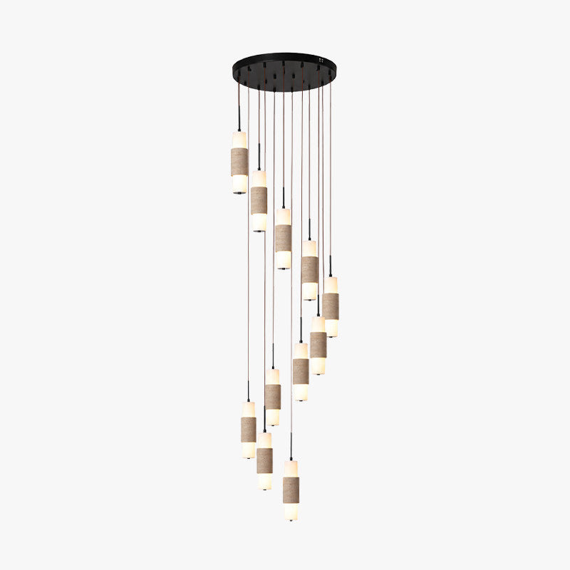 Noverian Travertine Chandelier — product view 12