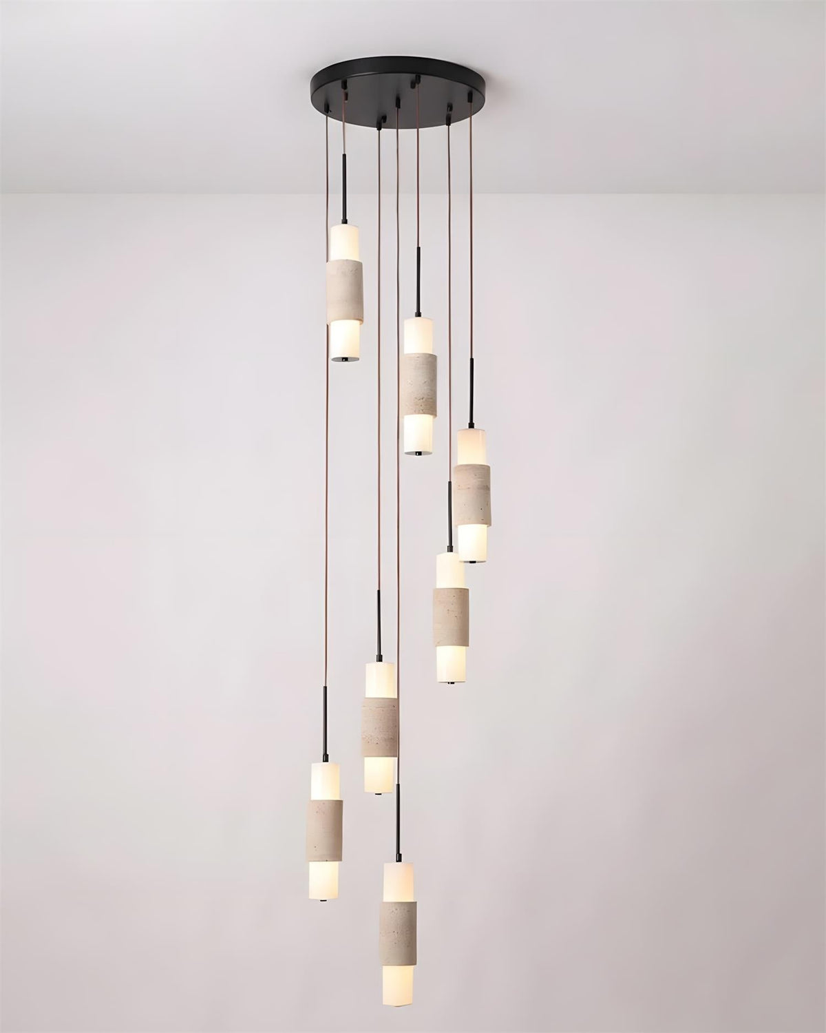 Noverian Travertine Chandelier — product view 14
