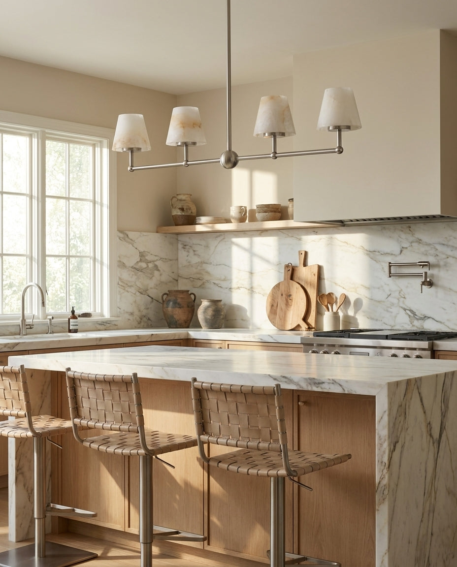 Valloren Alabaster Chandelier — product view 4