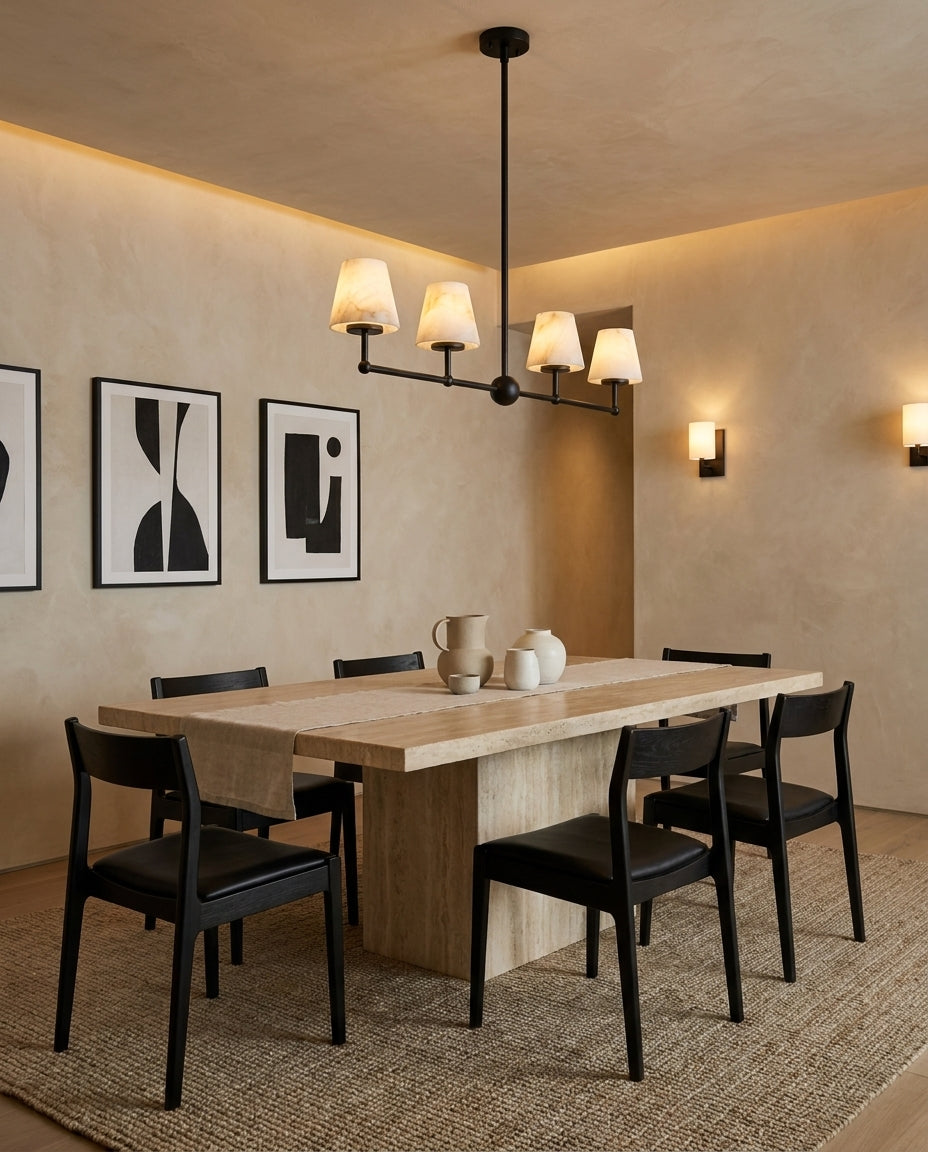 Valloren Alabaster Chandelier — product view 5