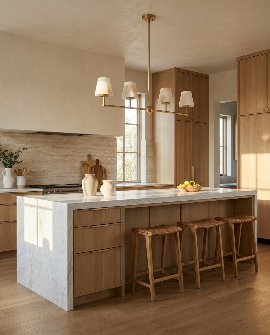 Valloren Alabaster Chandelier — product view 7