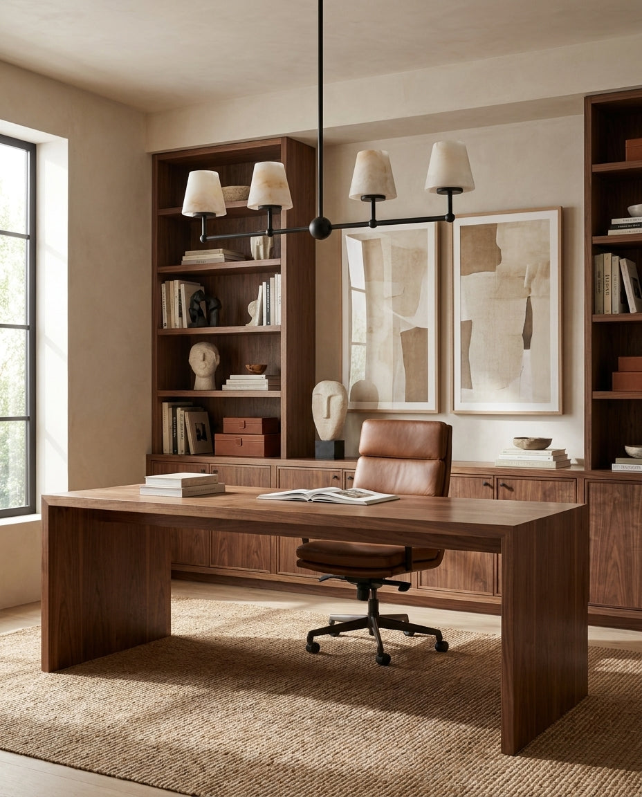 Valloren Alabaster Chandelier — product view 8