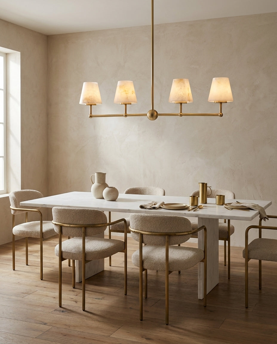 Valloren Alabaster Chandelier — product view 12