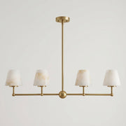 Brushed Brass & White