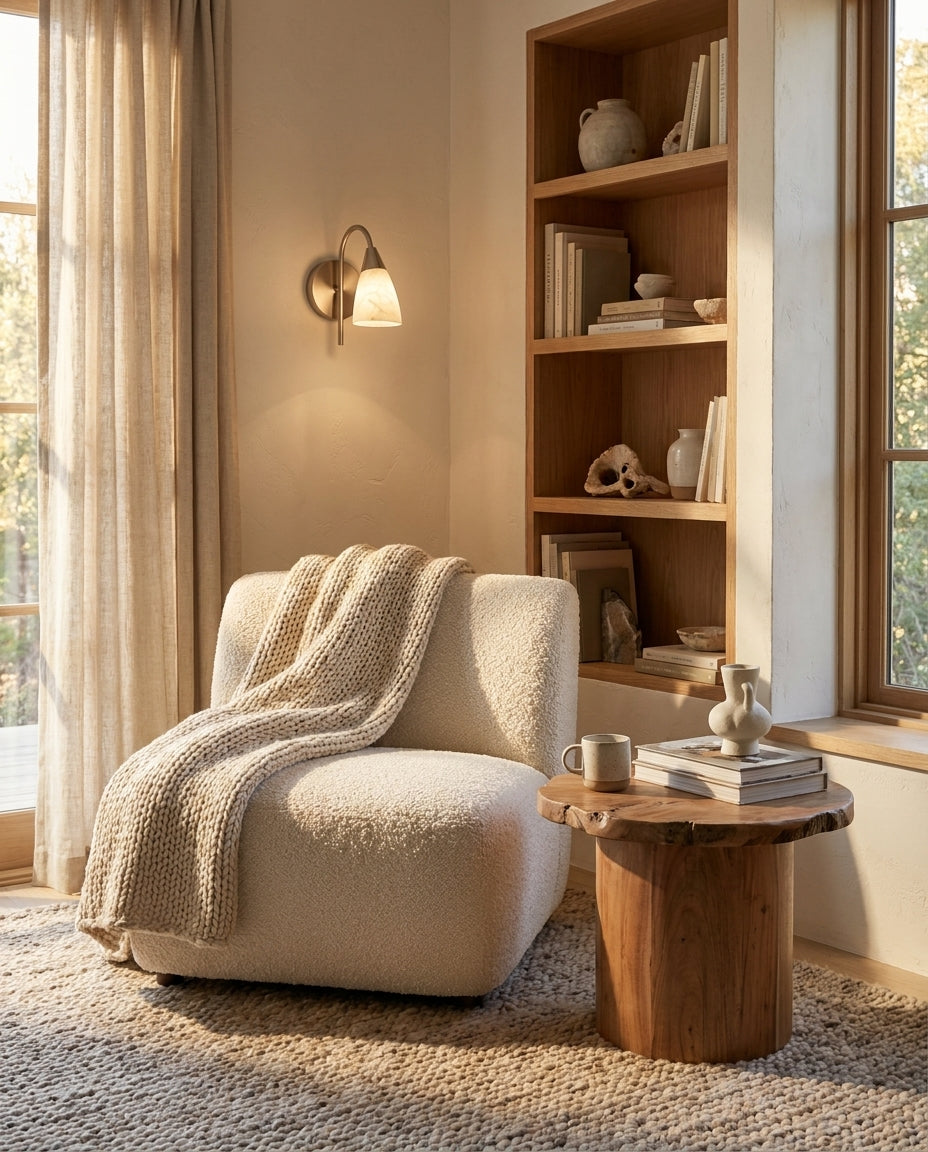 Velorian Alabaster Wall Sconce — product view 7