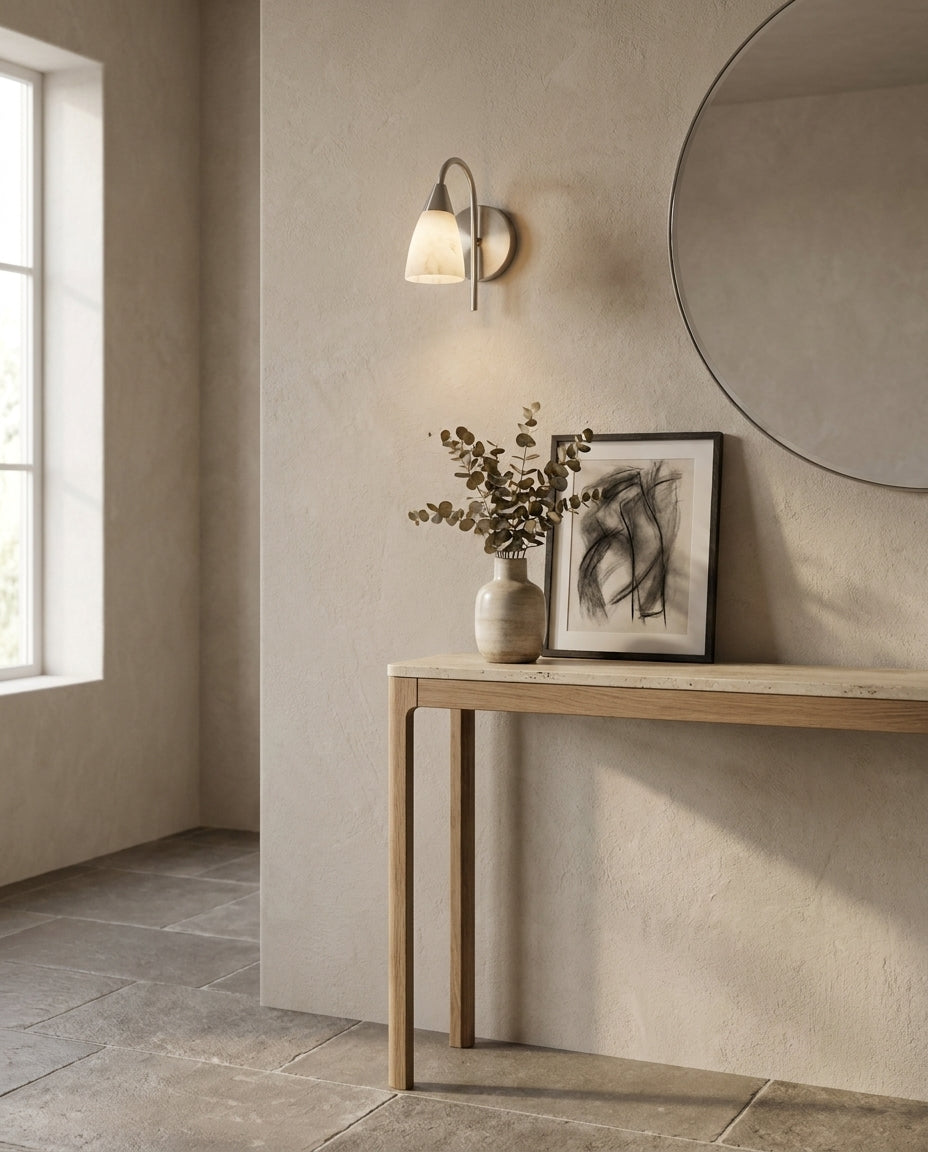 Velorian Alabaster Wall Sconce — product view 9