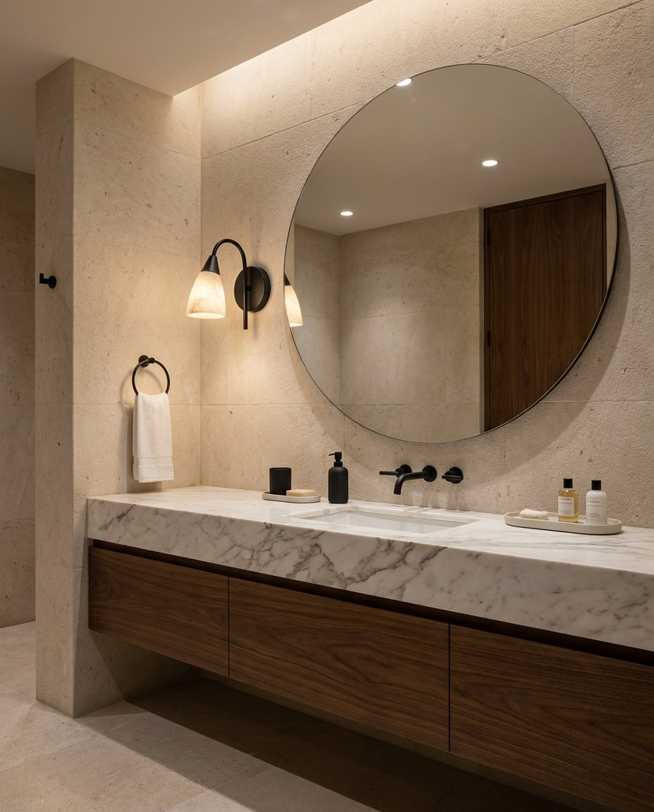 Velorian Alabaster Wall Sconce — product view 10