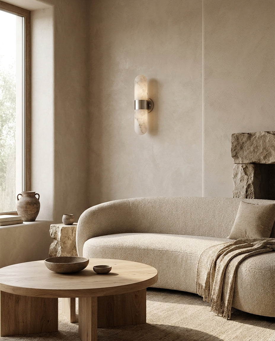 Milano Alabaster Wall Sconce — product view 4