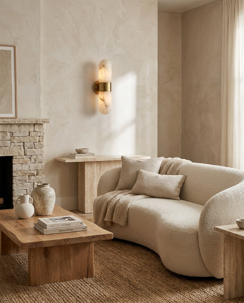 Milano Alabaster Wall Sconce — product view 6