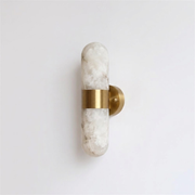 Brushed Brass & White